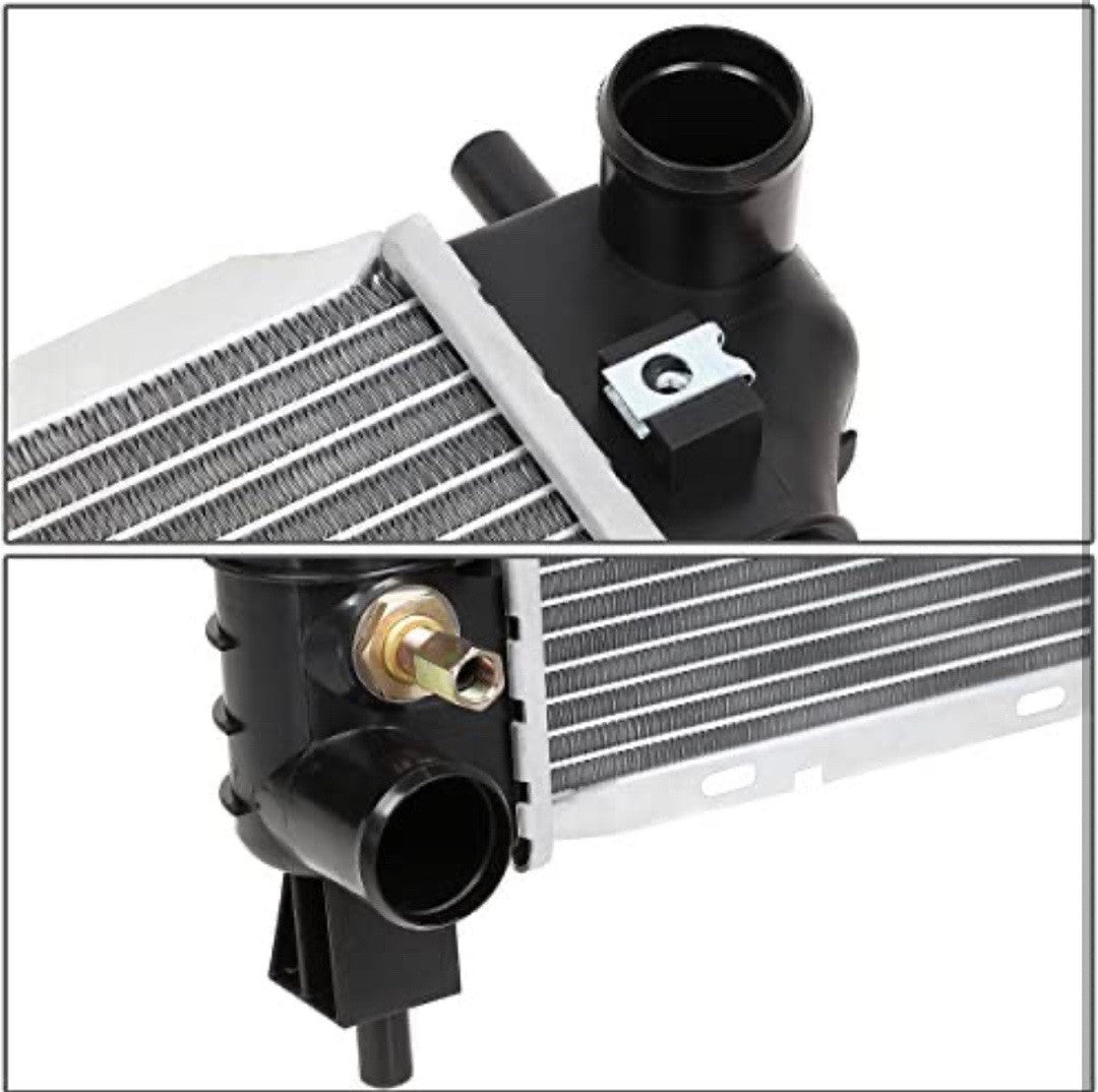 New OEM-RA-1488 Black Aluminum Radiator (94-96 Ford Mustang)