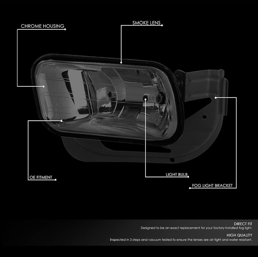 09-18 Dodge ram 1500 classic Smoked Foglight