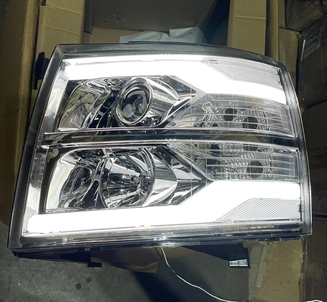 Driver LED Projector Headlight for Chevy Silverado for 2007 to 2013
