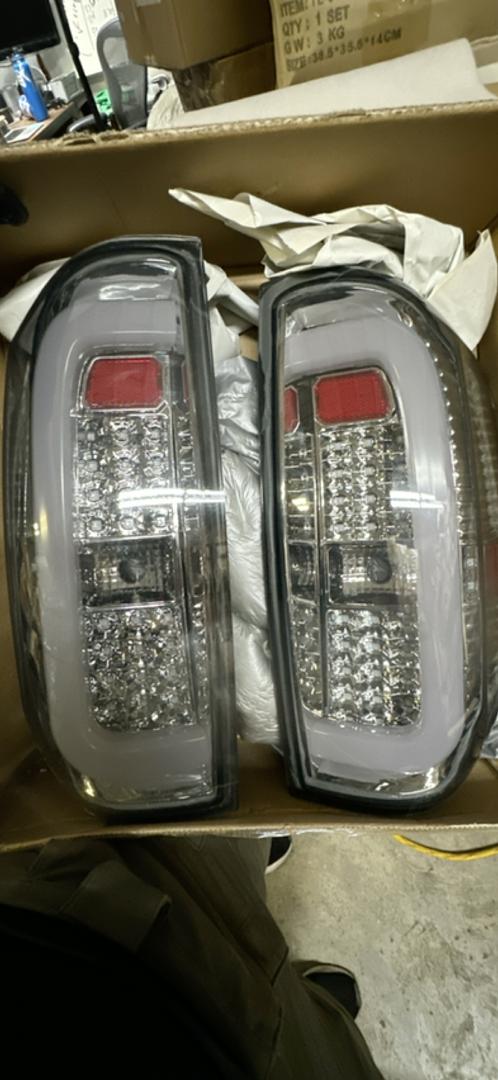 ‚úÖTL-TTU15-LED-3D-CH-SM Pair 3D LED Bar Tail Light Chrome 14-18 Tundra