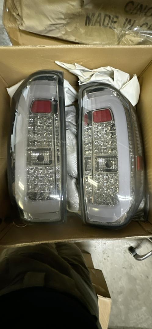 ‚úÖTL-TTU15-LED-3D-CH-SM Pair 3D LED Bar Tail Light Chrome 14-18 Tundra