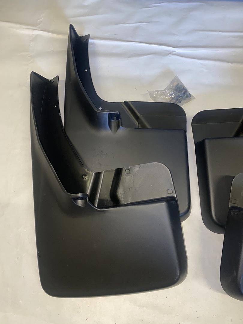 fender splash guards 09-18 dodge ram matte black