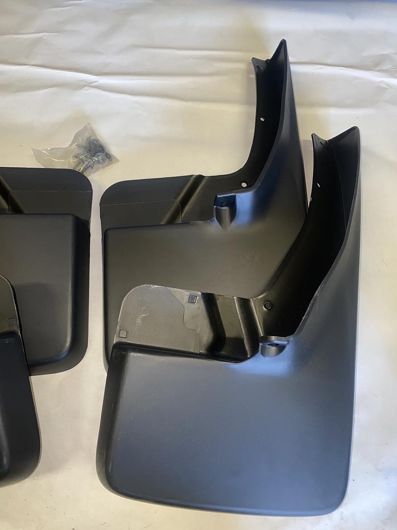 fender splash guards 09-18 dodge ram matte black
