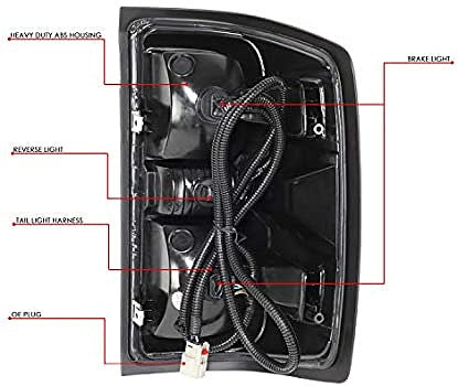 Luzes Traseras para 14-19 Silverado Sierra