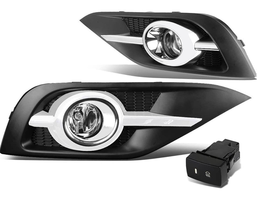 Front Bumper Fog Light, Conductor y pasajero Side