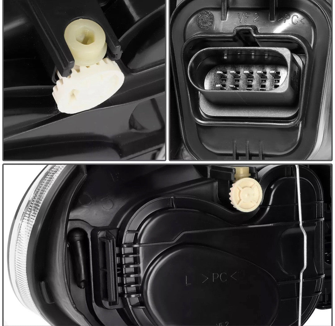 99-06 Volkswagen Golf Black Housing Clear