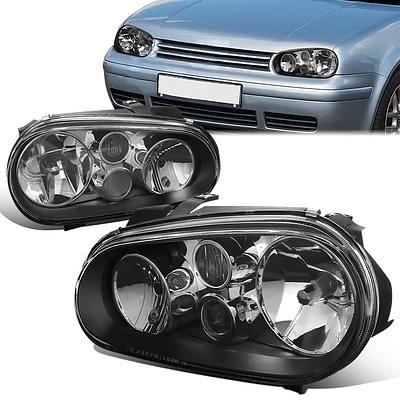 99-06 Volkswagen Golf Black Housing Clear