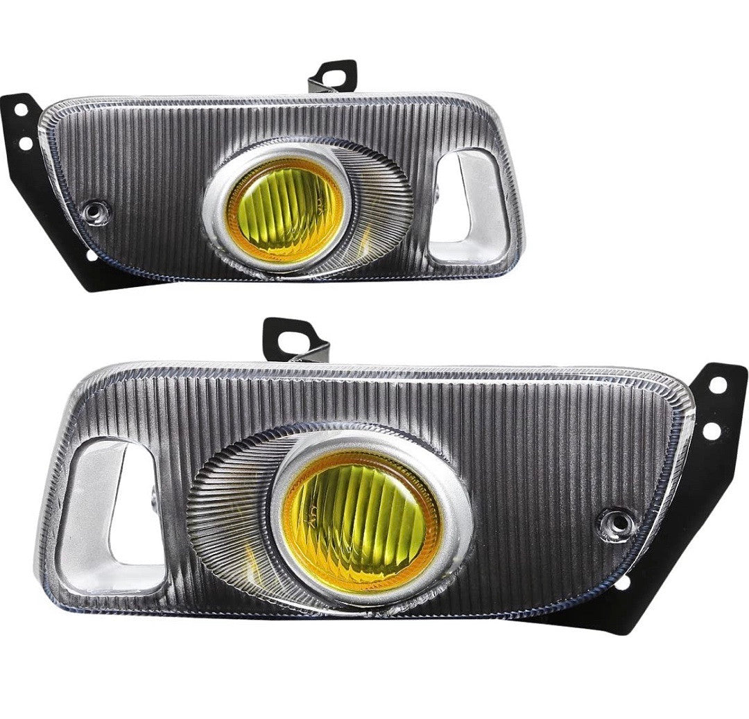 Front Bumper Amber Fog Lights 92-95 Honda Civic Coupe/Hatchback parachoque delantero luz antiniebla √°mbar