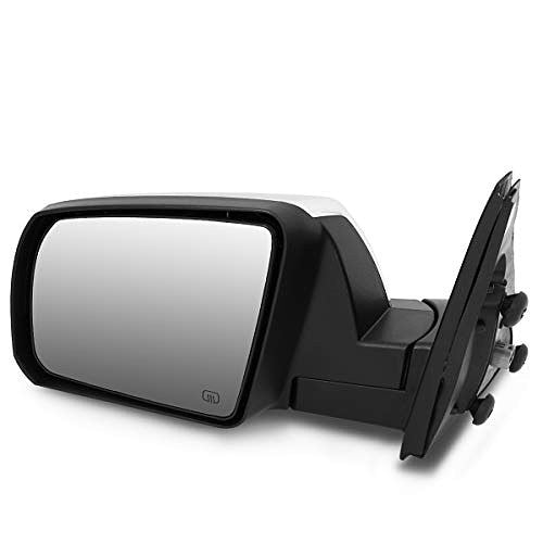 07-18 Tundra Factory Style Left Side Powered+Heated Rear View Mirror Chrome