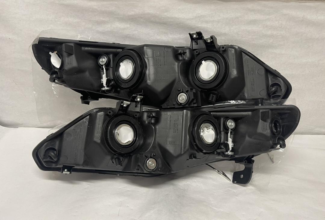 Black Housing Headlights Replacement For 06-11 Civic Sedan 4-Door