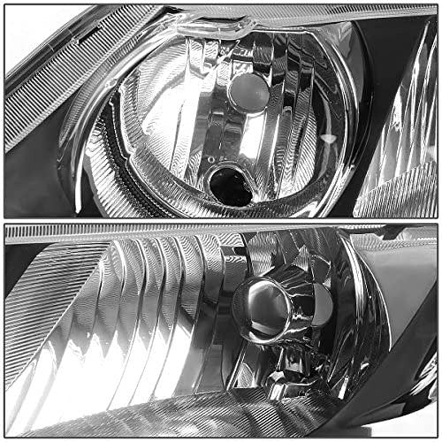 Black Housing Headlights Replacement For 06-11 Civic Sedan 4-Door