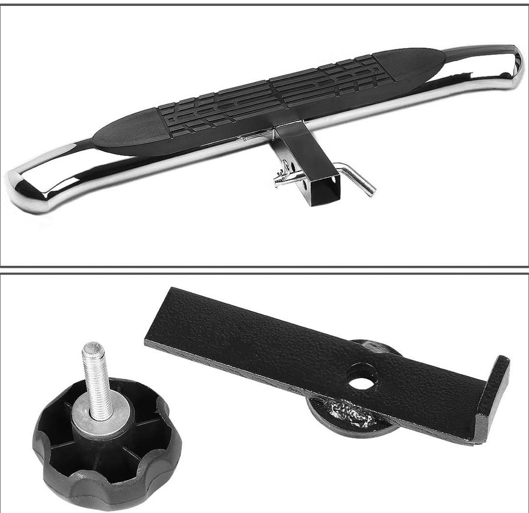 Amazon HITST-2-4O-111-SS-T1 Class III 4" Oval Hitch Step,Silver. Trailer Tow Hitch Step Bar