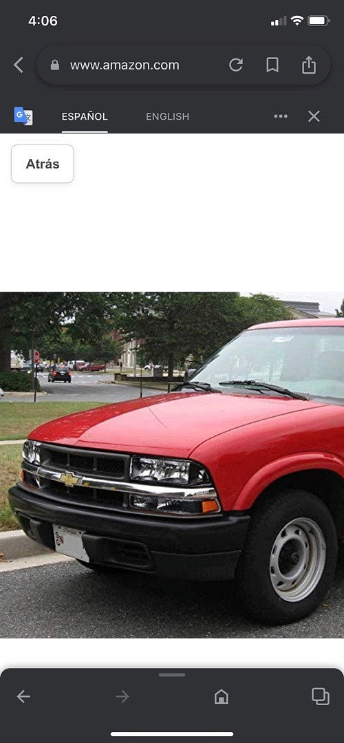 Chevrolet Blazer 98-04. Chevrolet S10 98 ‚Äì 04.