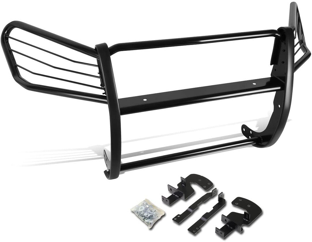 Protector de rejilla para parachoques delantero negro compatible con 03-09 4Runner