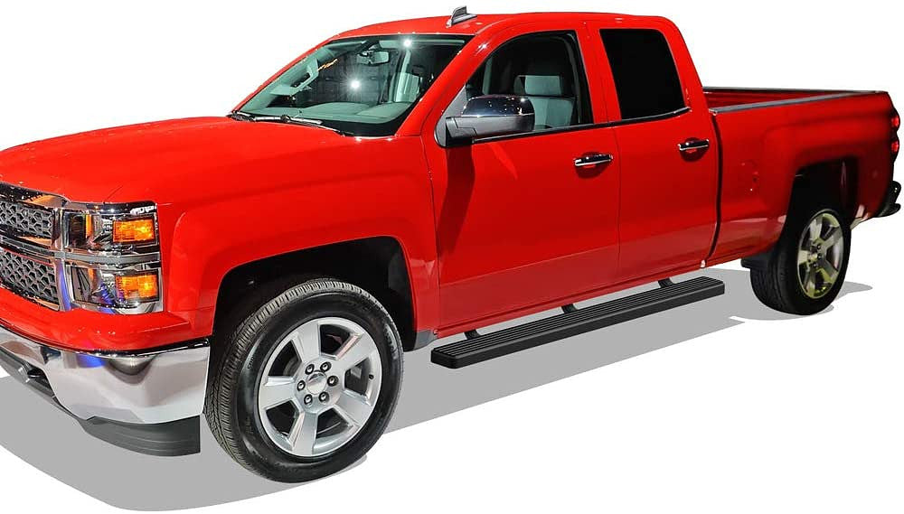 APS iBoard Estribo para Chevrolet/Gmc Silverado/Sierra Extended Cab 2 Full + 2 Suicide Doors 5 pulgadas