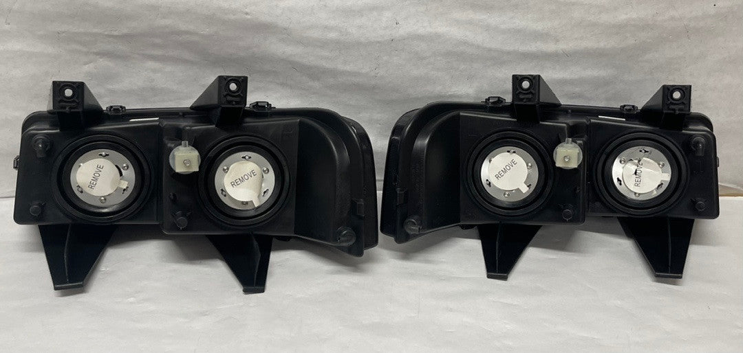 Smoke Lens Headlights 03-20 Chevrolet Express Savana