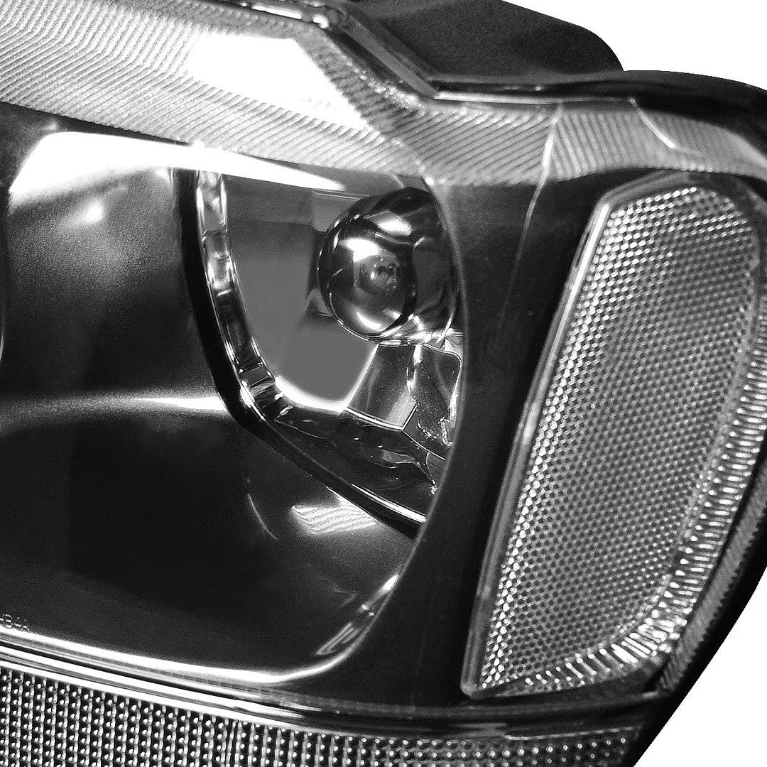 99-04 Jeep Grand Cherokee Black Housing Clear