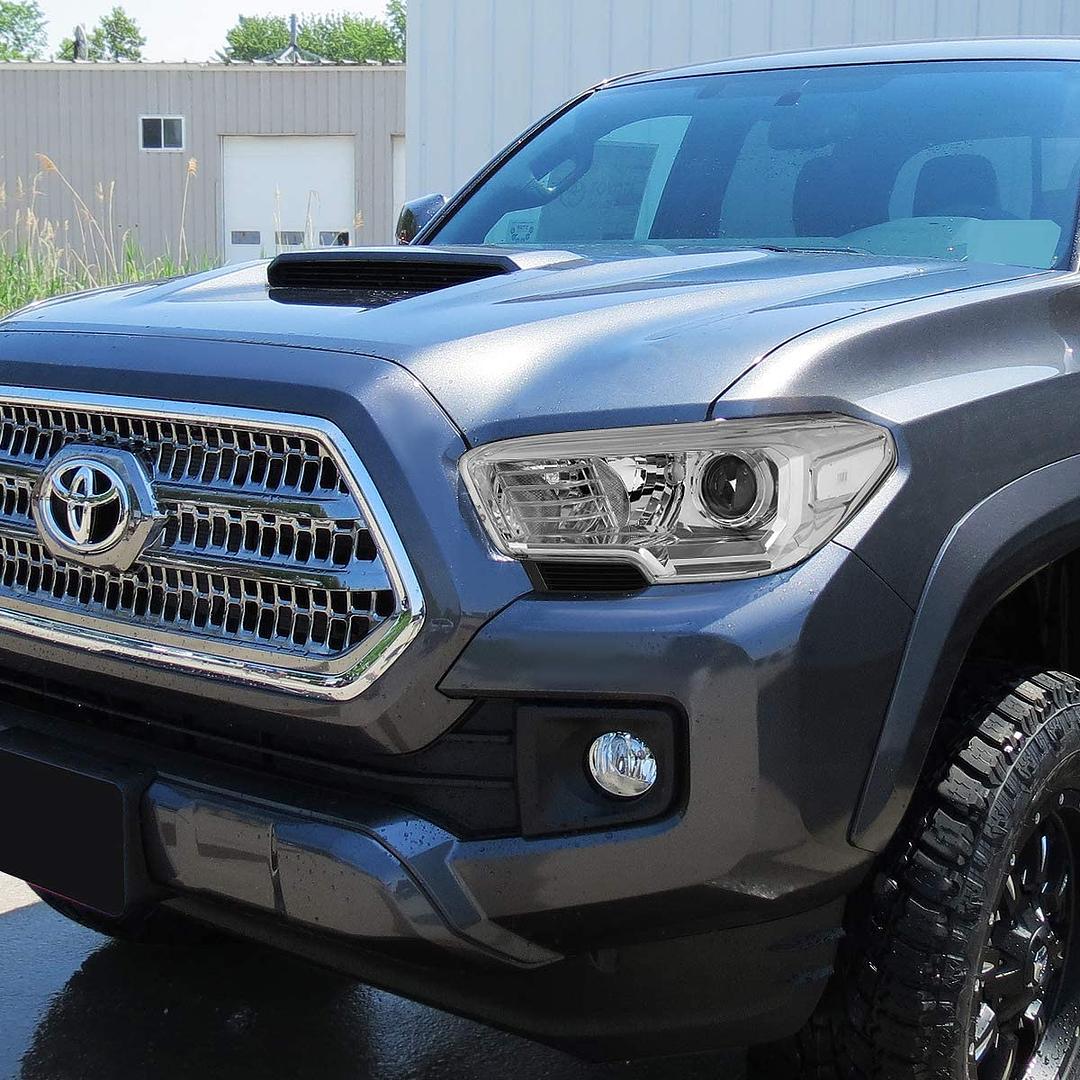 2016 TO 2020 Toyota Tacoma Chrome Headlights Luces Mica Calaveras Faros Focos Luz Light Cromado