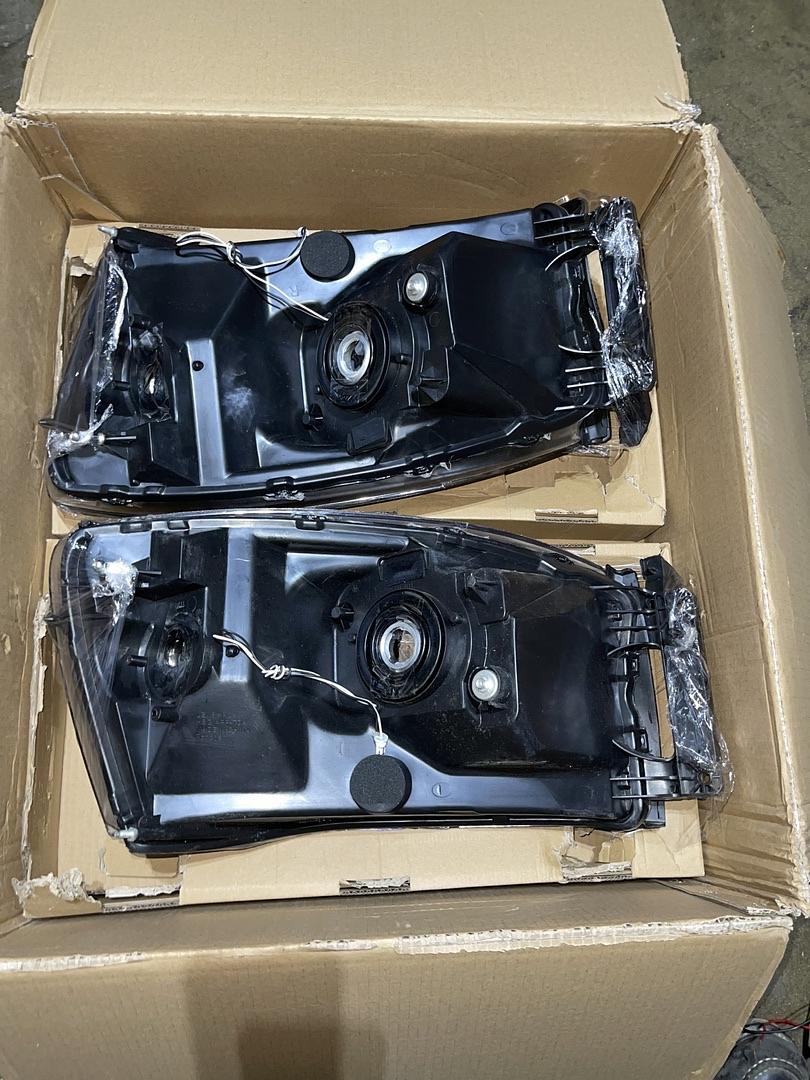 . Dodge Ram LED Black Housing Headlights for 2006 to 2008