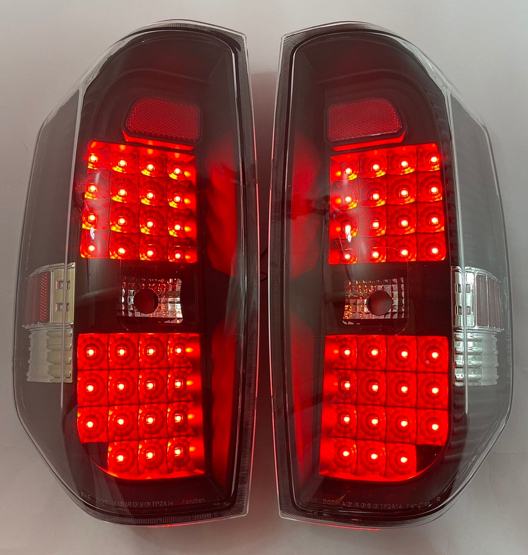 Ob TL-TTU15-LED-BK-CL 14-18 Toyota Tundra LED Black/ Clear Tail Lights
