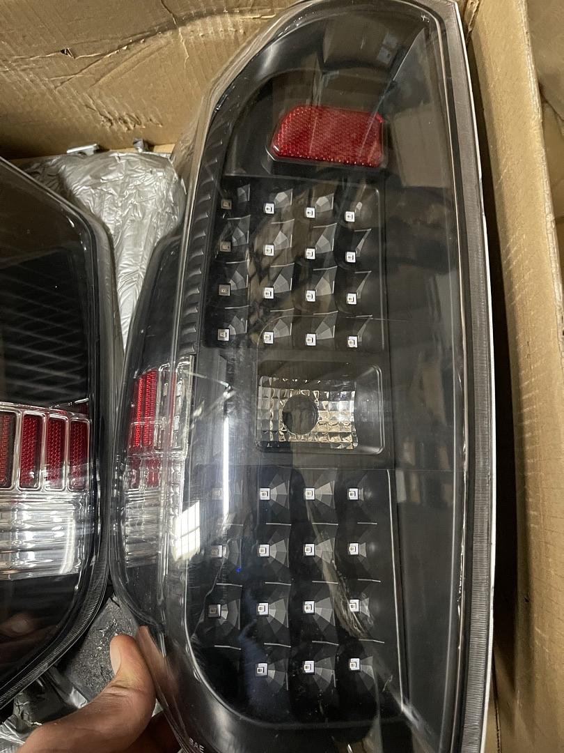 Ob TL-TTU15-LED-BK-CL 14-18 Toyota Tundra LED Black/ Clear Tail Lights