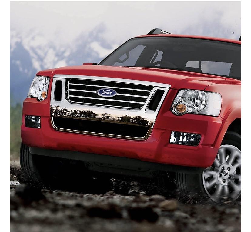 06-10 Ford Explorer 07-10 Sport Trac Front Bumper Smoked Fog Lights Enhance visibility parachoque delantero luz antiniebla ahumado