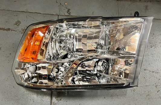 09-17 dodge ram Chrome Amber Factory Style Passenger Side Headlight Lamp Replacement