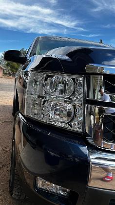 07 - 13 Chevy Silverado Chrome Clear Headlights