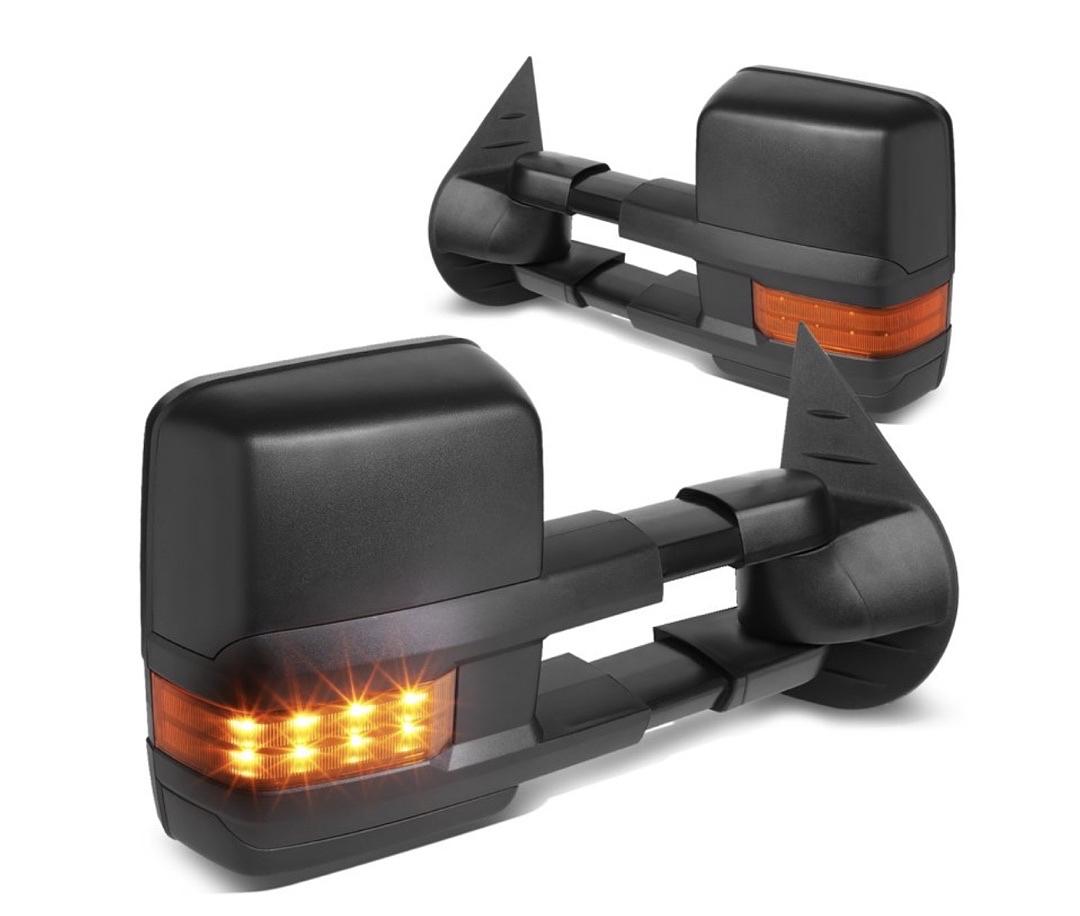 07-13 chevy Led amber Tow Mirror Amber manual adjustment LED 07-13 Silverado/Sierra Tahoe/Yukon