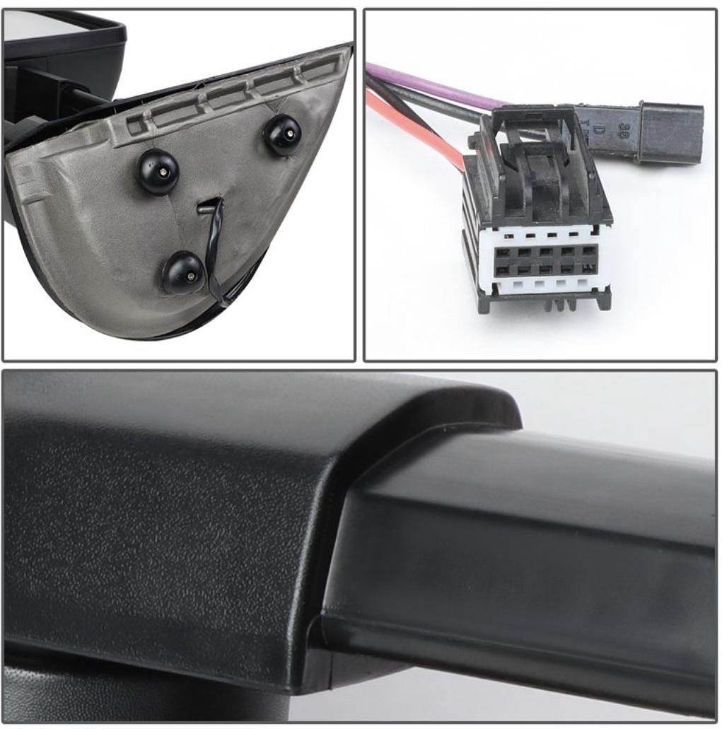 07-13 chevy Led amber Tow Mirror Amber manual adjustment LED 07-13 Silverado/Sierra Tahoe/Yukon