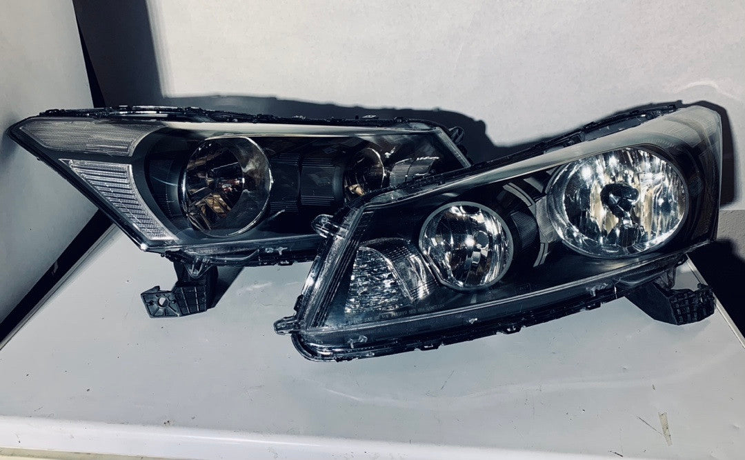 08-12 Honda Accord Smoked Housing Headlight