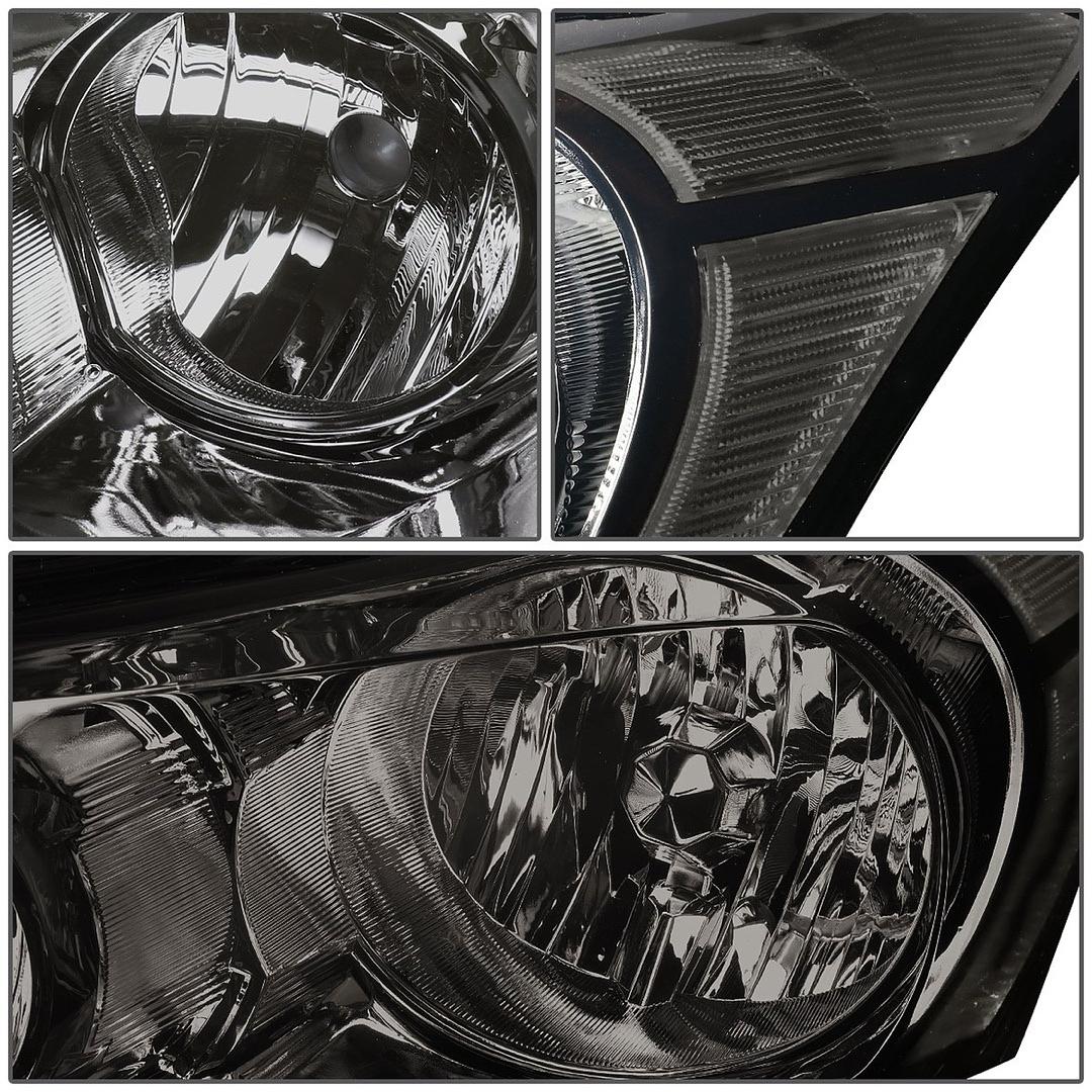 08-12 Honda Accord Smoked Housing Headlight