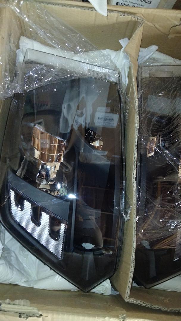 DNA Motoring Negro Carcasa Faros Reemplazo compat..