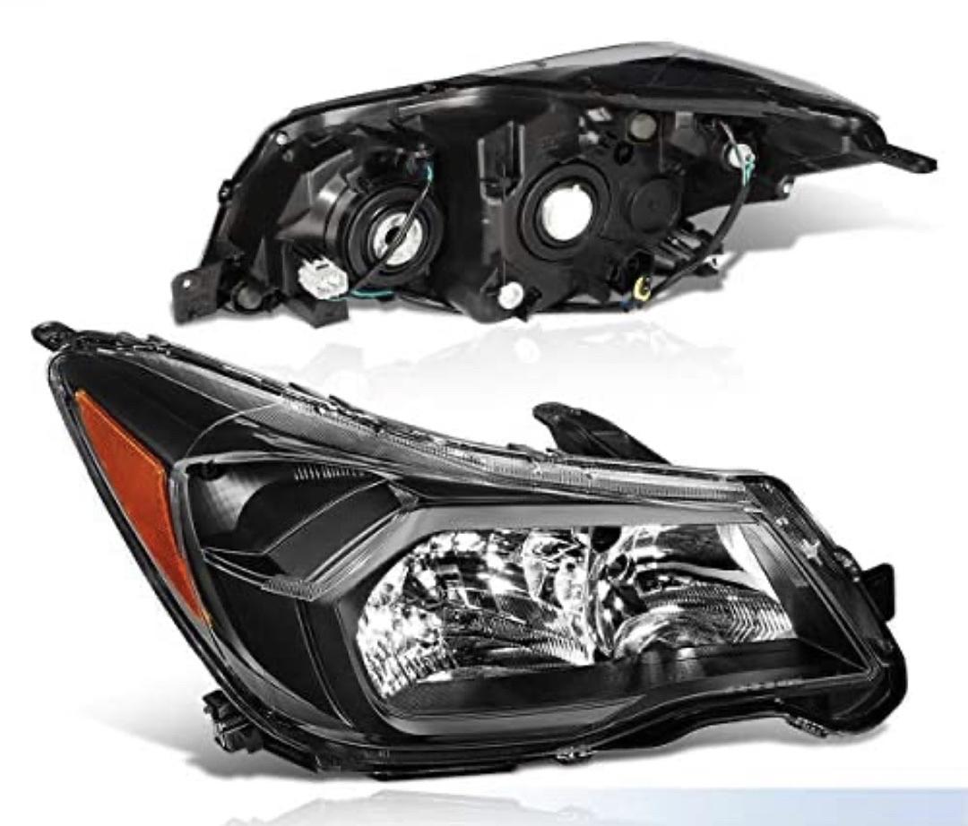 14-16 subaru forester Black housing headlights