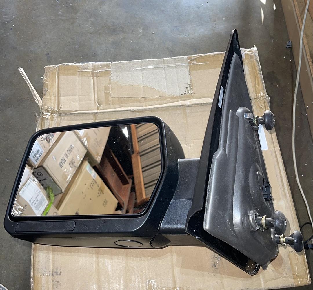 . Ford F150 Powered Heated Signal Glass + Manual Folding Driver Side Mirror for 2004 to 2008