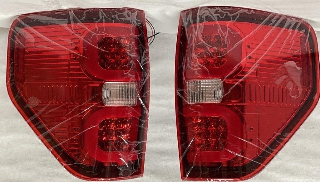 2009 to 2014 Ford F150 Red LED Tail Light Luces Traceras Micas Calaveras Faros Focos Luz Light