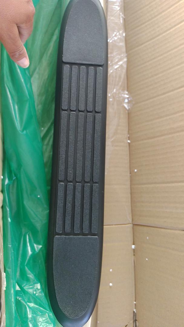 ESTRIBOS BARRA NERF LATERAL NEGRO PARA 05-20 Toyota Tacoma Doble Cabina