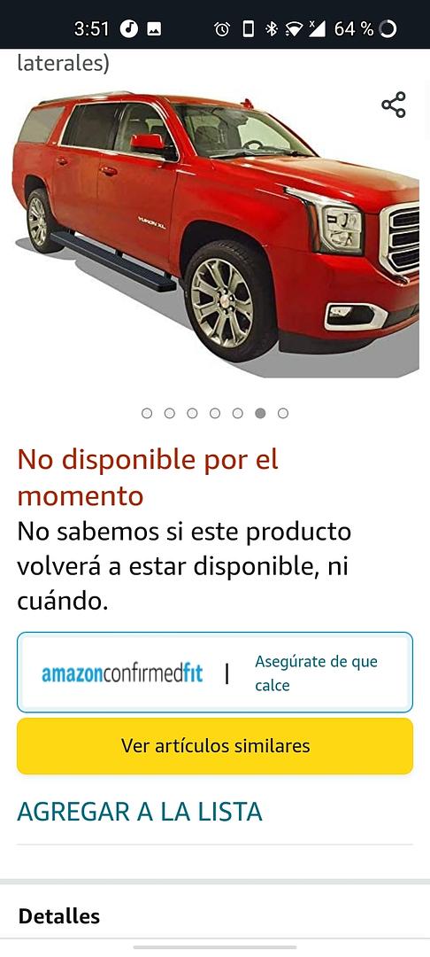 IB06RBC4H Estribera de 6 pulgadas, color negro, compatibles con Suburban 1500 Yukon XL 1500 2000-2020 (excluye Z71 Denali) y Avalanche 02-13 (barras laterales de barras de estribo