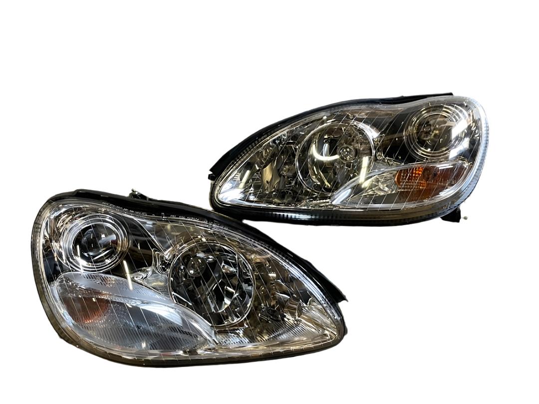 2006 Mercedes Benz S350 S430 S500 S600 00-06 01-06 Mercedes Benz S55 AMG S65 AMG 05-06 chrome housing headlights