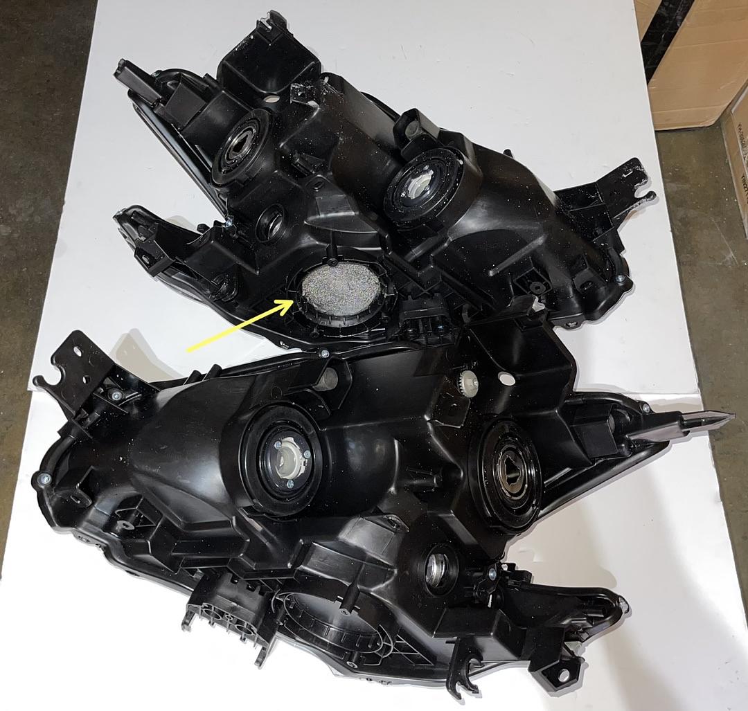 Hl-oh-nm09-ch-cl1. Nissan Maxima Projector Headlights for 2009 to 2014