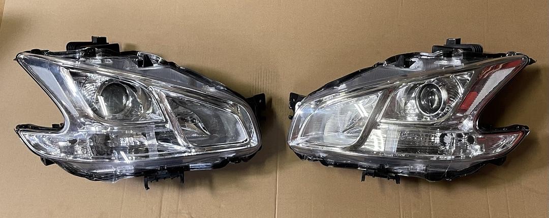 Hl-oh-nm09-ch-cl1. Nissan Maxima Projector Headlights for 2009 to 2014