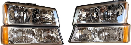 2003 to 2006 Chevrolet Silverado OEM STYLE Headlights Luces Micas Calaveras Faros Focos Luz Light