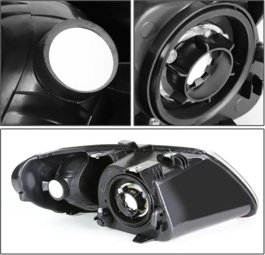 2001 to 2007 Dodge Caravan Chrysler Town Country Voyager Headlights Luces Micas Calaveras Faros Foco