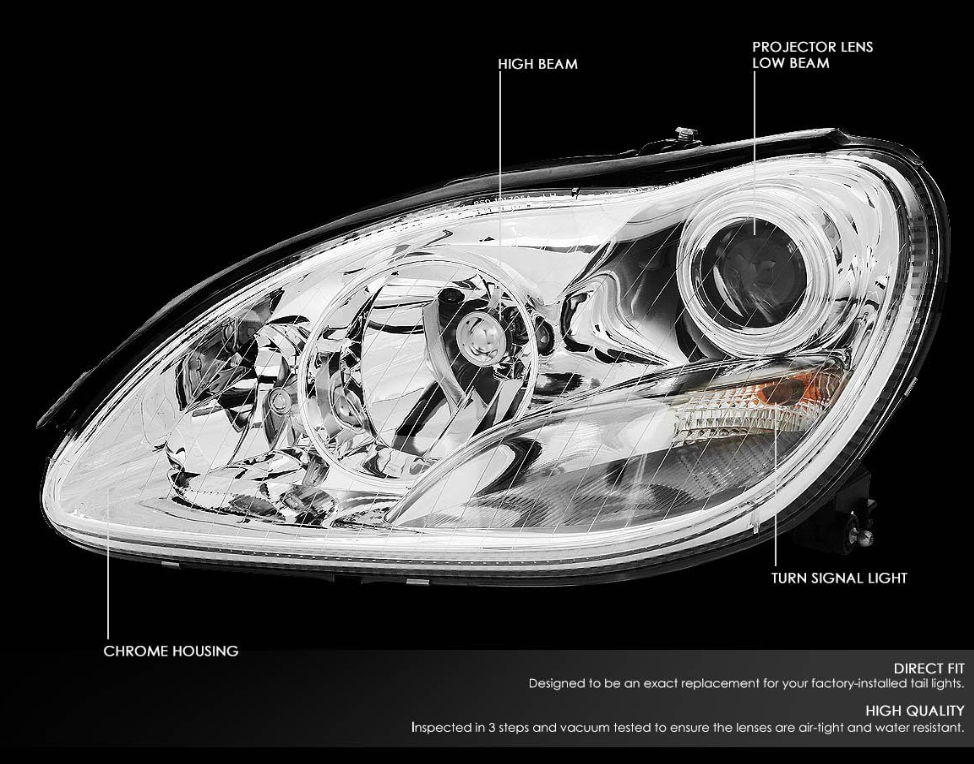 2000 to 2006 mercedes Benz S350 S430 S55 S650 S500 S600 Projector Headlights Luces Micas Proyector