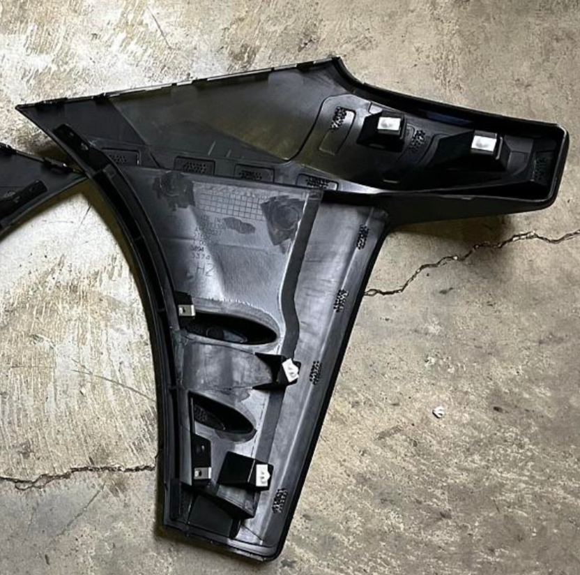2019 to 2022 Chevrolet Silverado 1500 Front Left Side Lower Primered Bumper Filler Panel