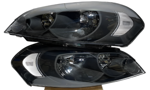 2006 to 2016 Chevrolet Impala and Monte Carlo Black Housing Headlights Luces Micas Calaveras