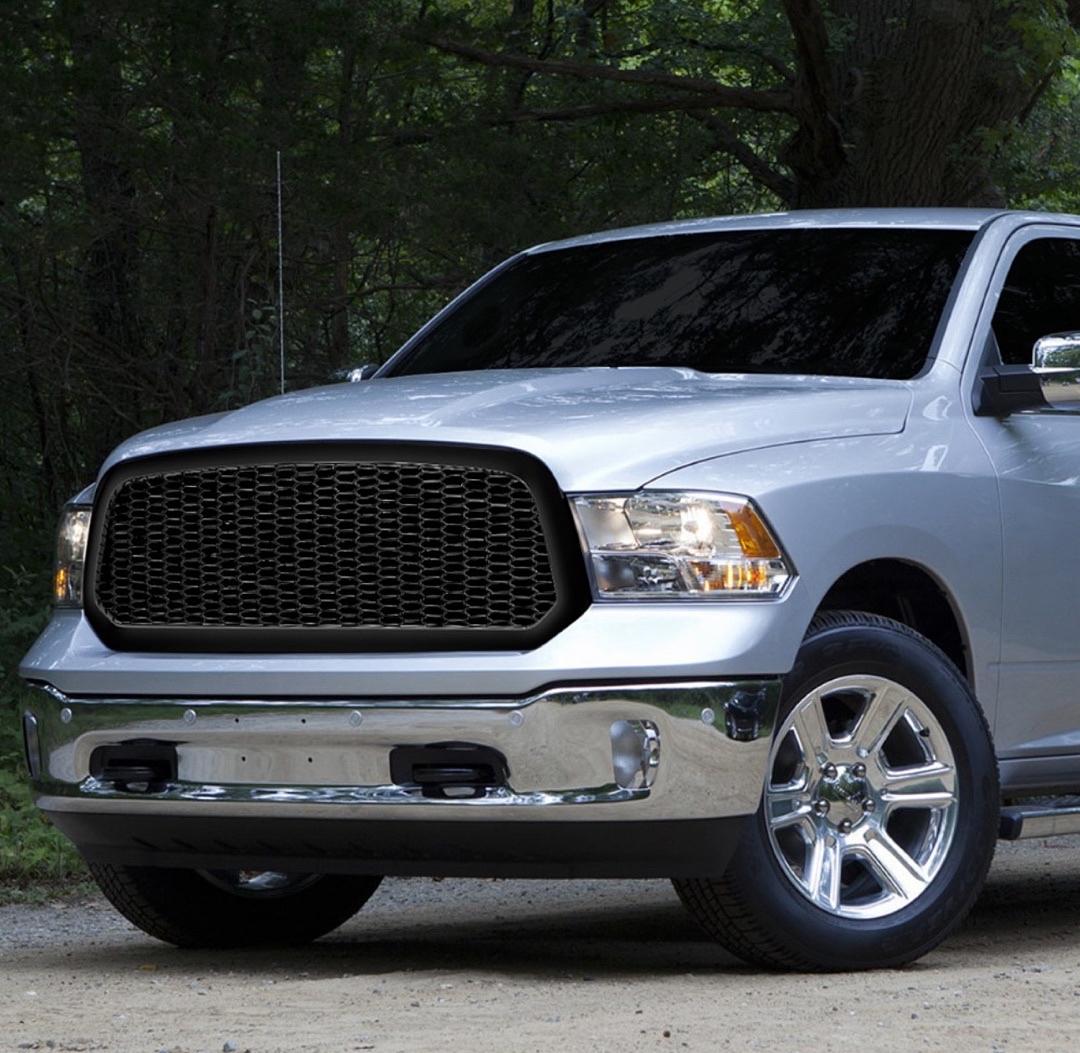 2013 to 2024 Dodge Ram 1500 black grille parrilla negra