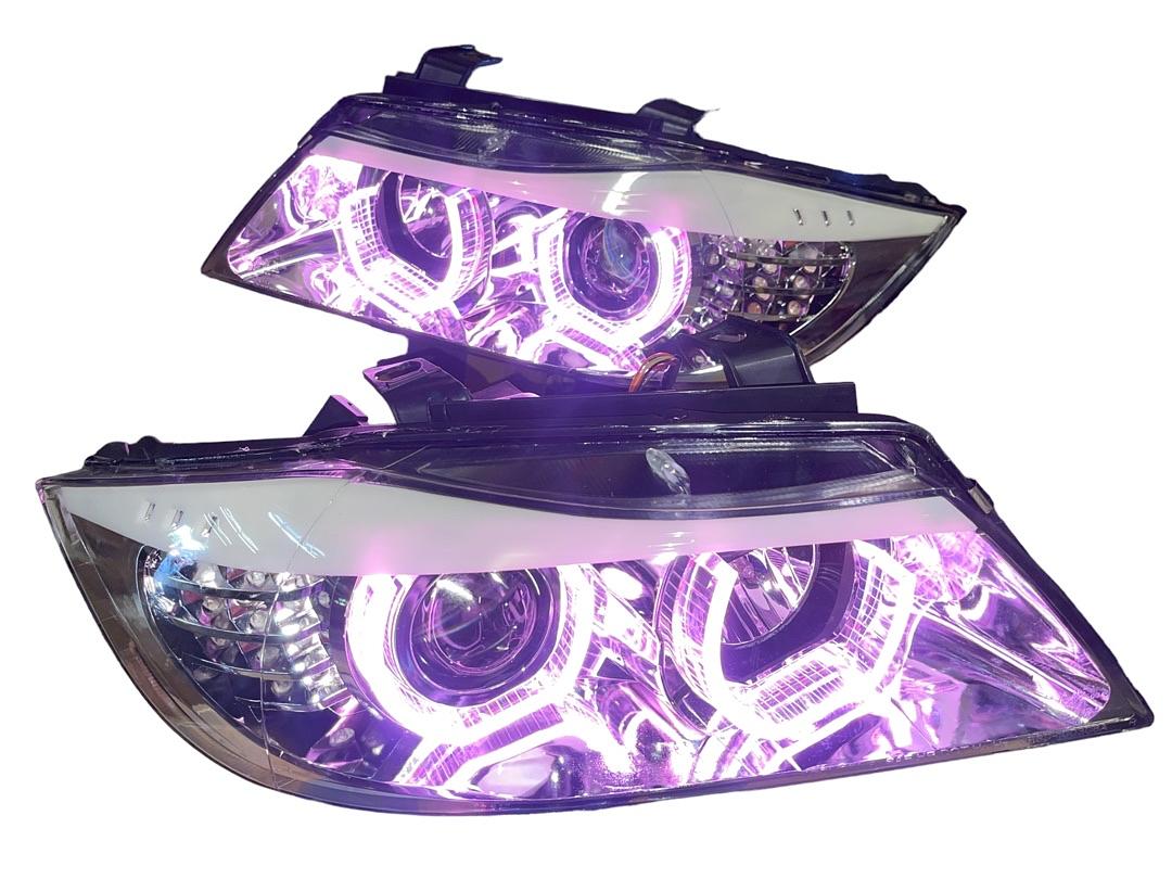 2005 to 2008 BMW sedan 325i 325xi 323i 328xi 330i headlighst luces micas Calaveras sequential led