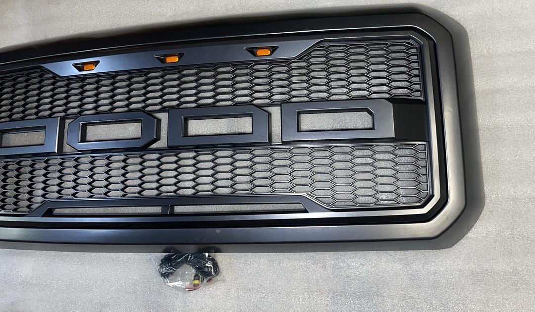 2011 to 2016 Ford F250 F350 F450 F550 Raptor Style Grille Parrilla Griz