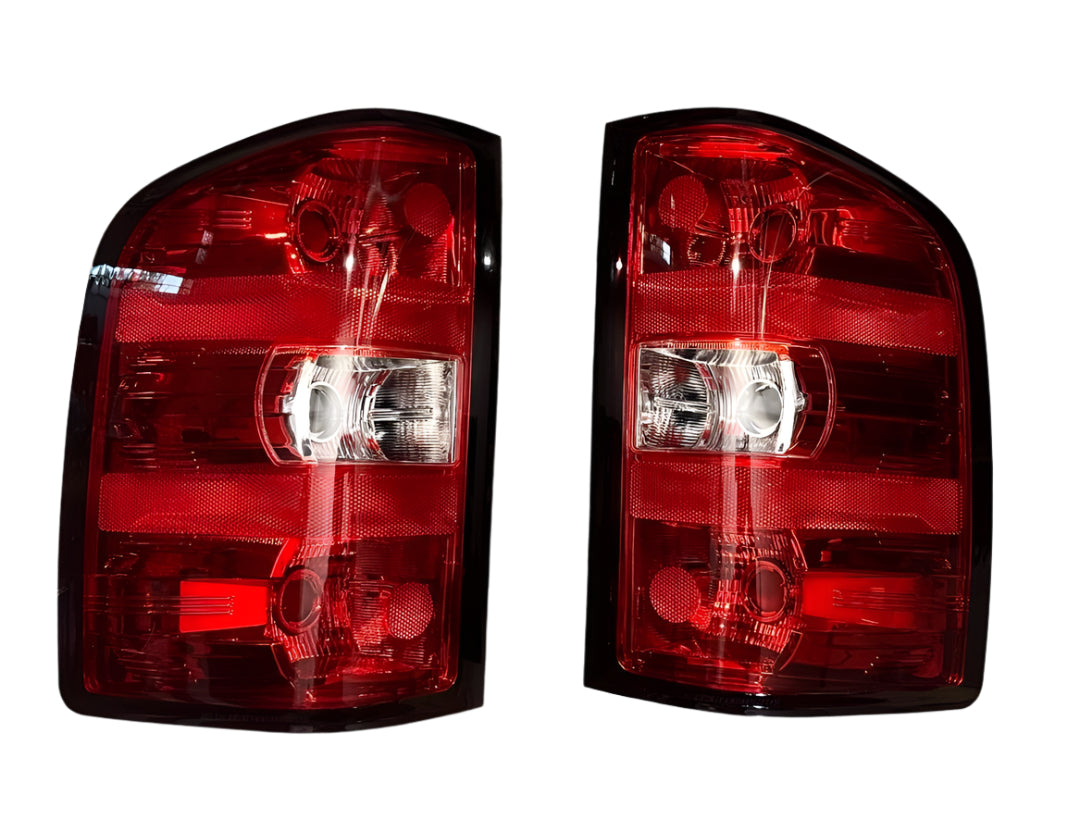 2007 To 2013 Chevrolet Silverado OE STYLE Tail Light Luces Micas Calaveras Faros Focos